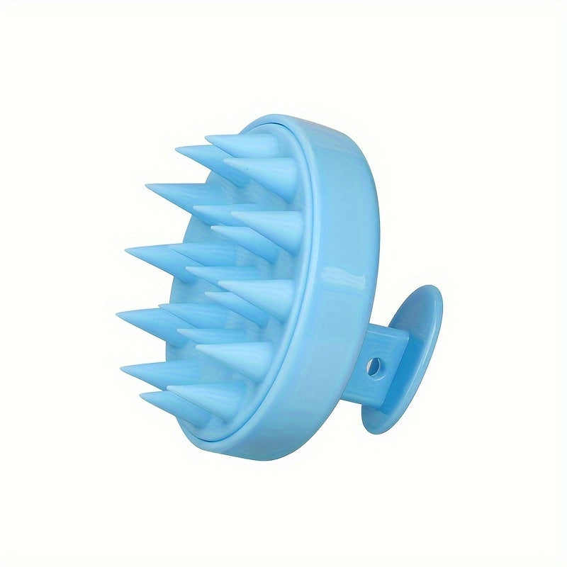 GLOWÉA Manual Silicone Head Massager Brush - Gentle Scalp Massage Comb GLOWÉA
