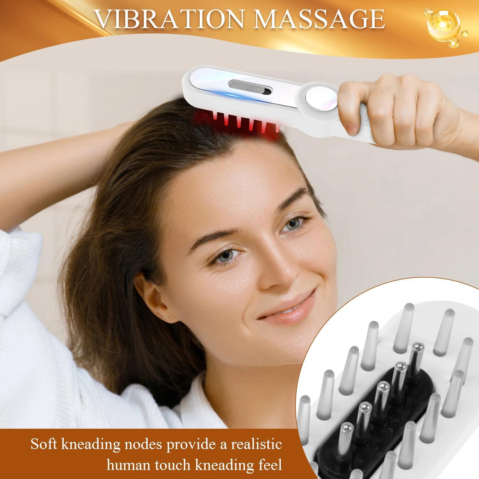 GLOWÉA USB Smart Electric Hair Oil Applicator Brush GLOWÉA