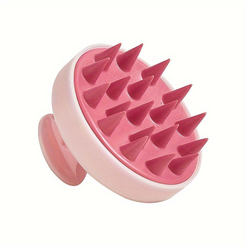 GLOWÉA Manual Silicone Head Massager Brush - Gentle Scalp Massage Comb GLOWÉA