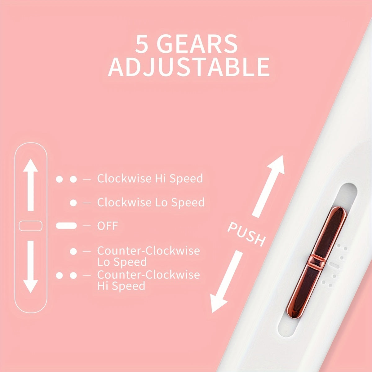 GLOWÉA USB Rechargeable Nail Drill Kit - Dual-Speed Electric Manicure Tool GLOWÉA