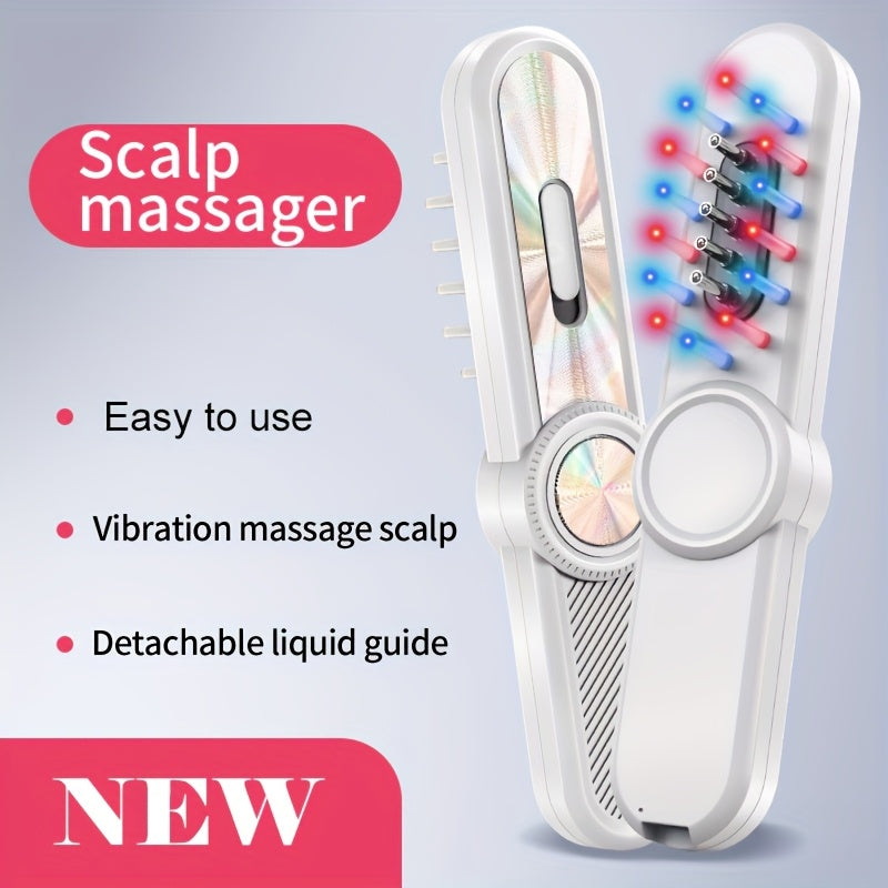 GLOWÉA USB Smart Electric Hair Oil Applicator Brush GLOWÉA