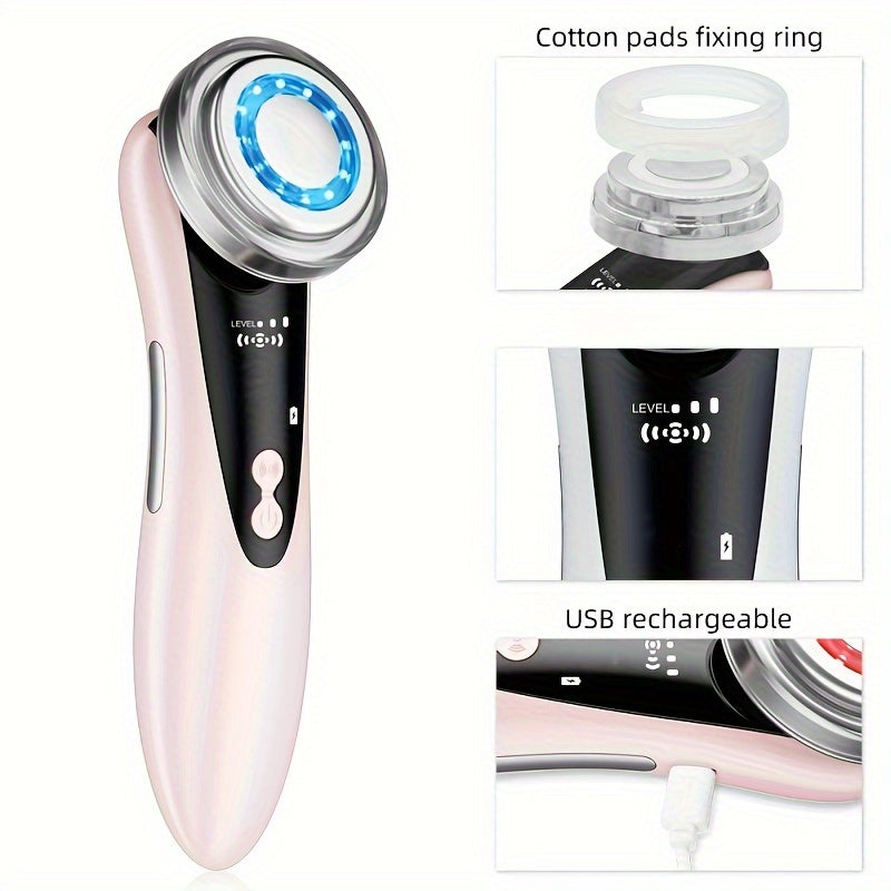 GLOWÉA USB Rechargeable Facial Massager - 400mAh for Skin Care GLOWÉA