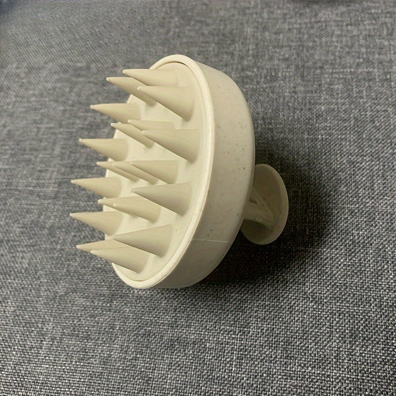 GLOWÉA Manual Silicone Head Massager Brush - Gentle Scalp Massage Comb GLOWÉA
