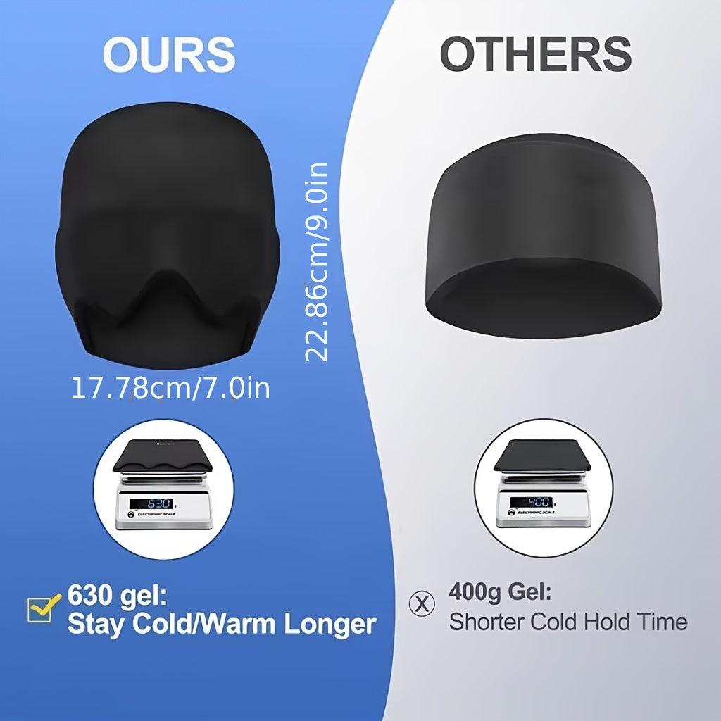 GLOWÉA Migraine Ice Head Wrap - Hot & Cold Therapy Hat GLOWÉA
