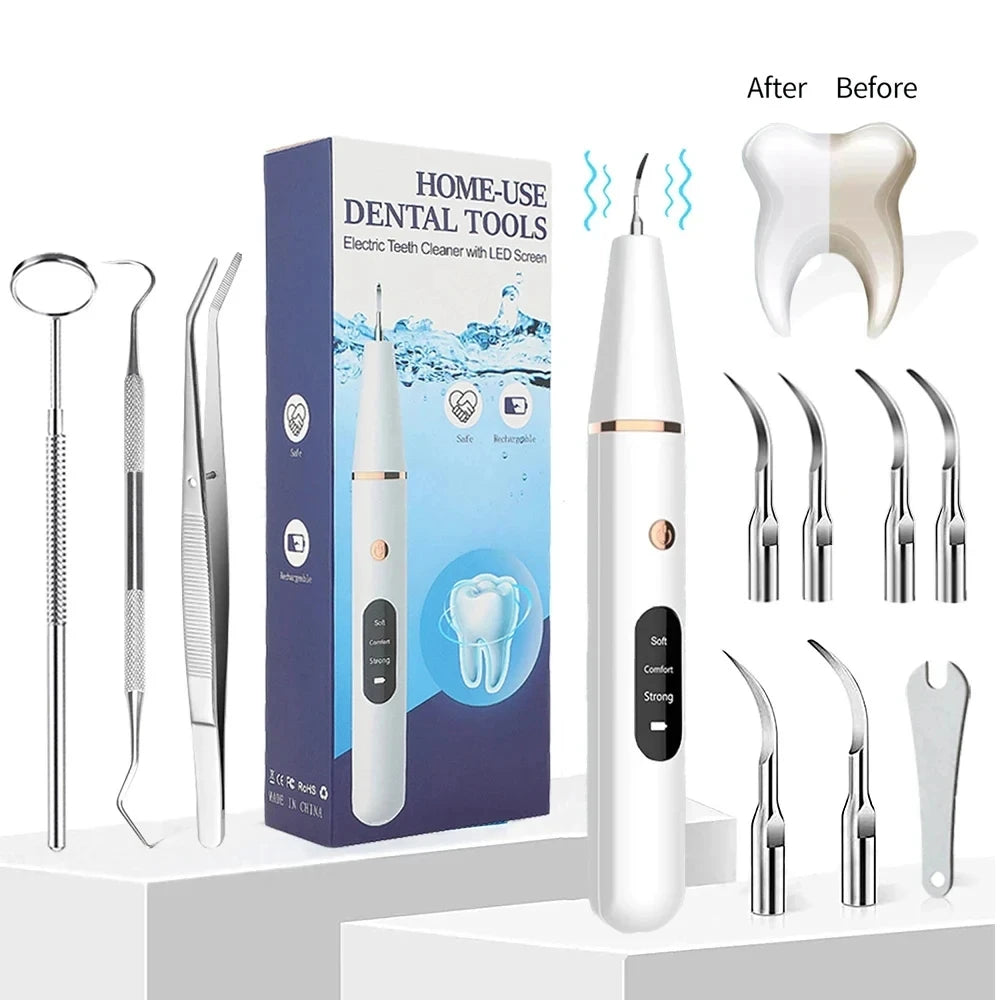 GLOWÉA Ultrasonic Dental Tartar Remover & Teeth Whitener GLOWÉA