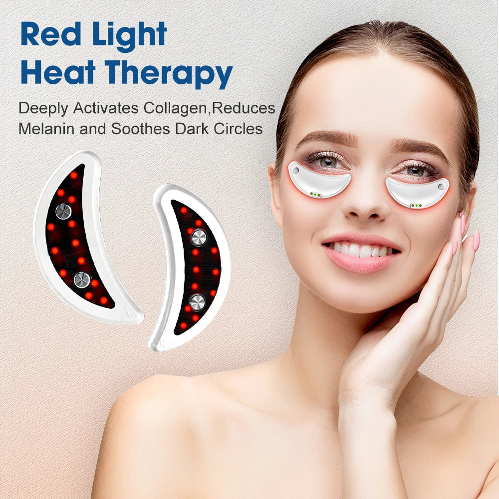 GLOWÉA Micro-current Red Light Therapy Eye Massager GLOWÉA