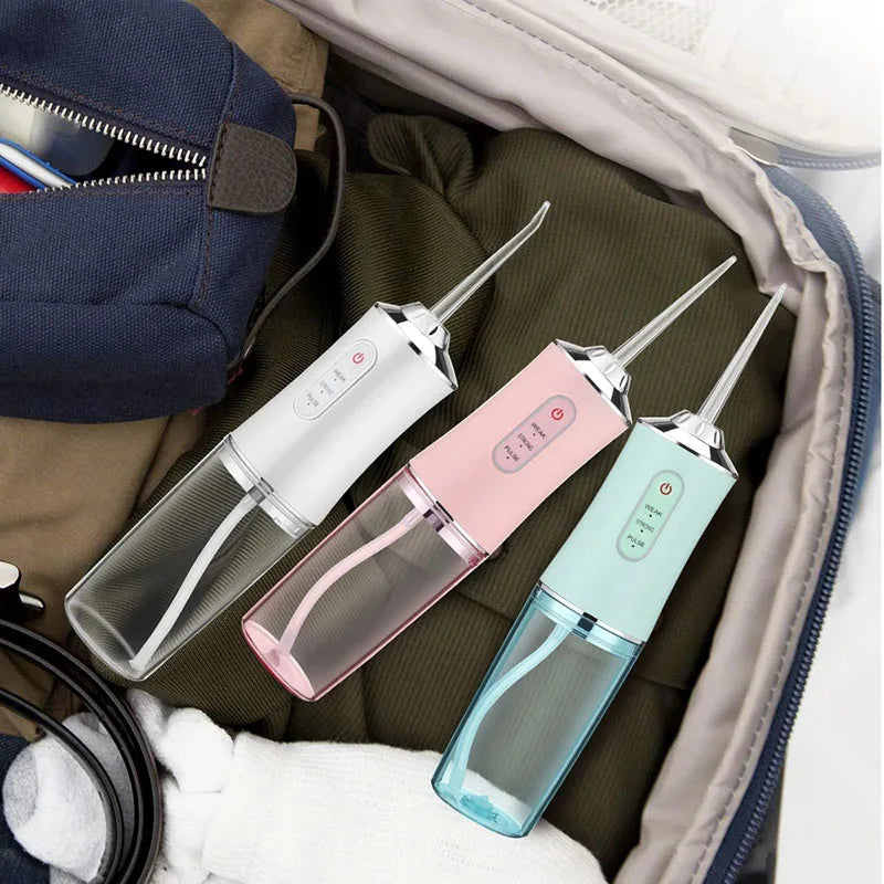 GLOWÉA Rechargeable Electric Oral Irrigator with 3 Modes GLOWÉA