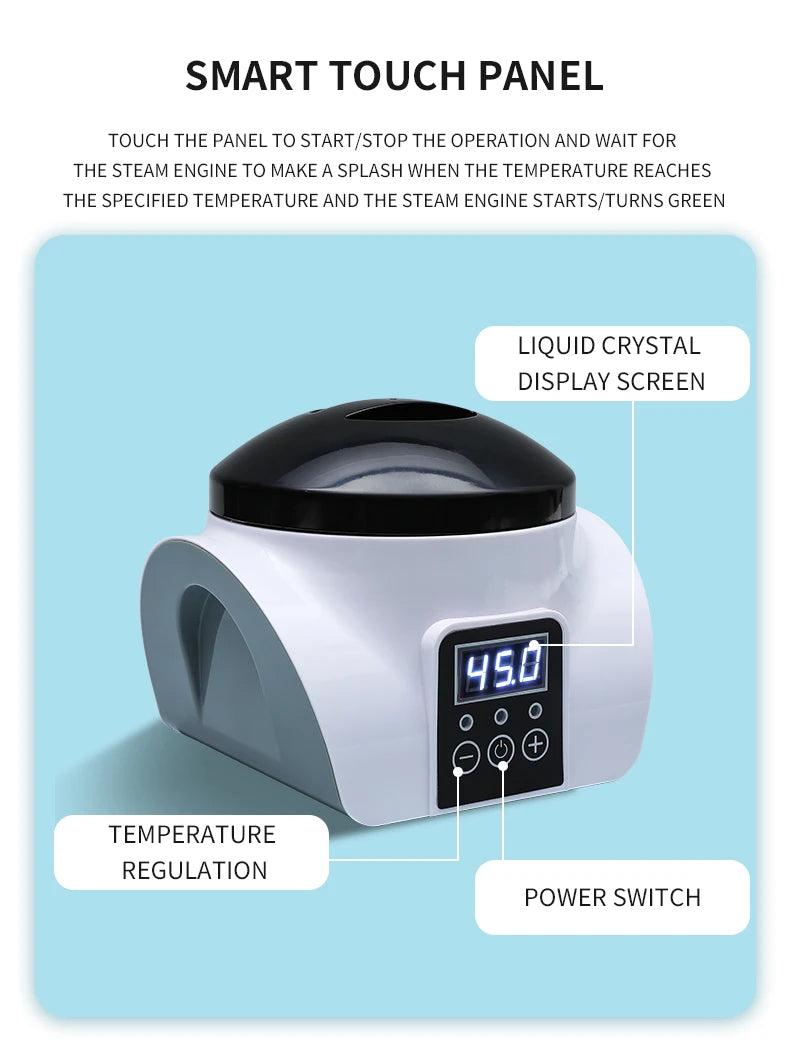 GLOWÉA Automatic Electric Nail Polish Remover Machine GLOWÉA