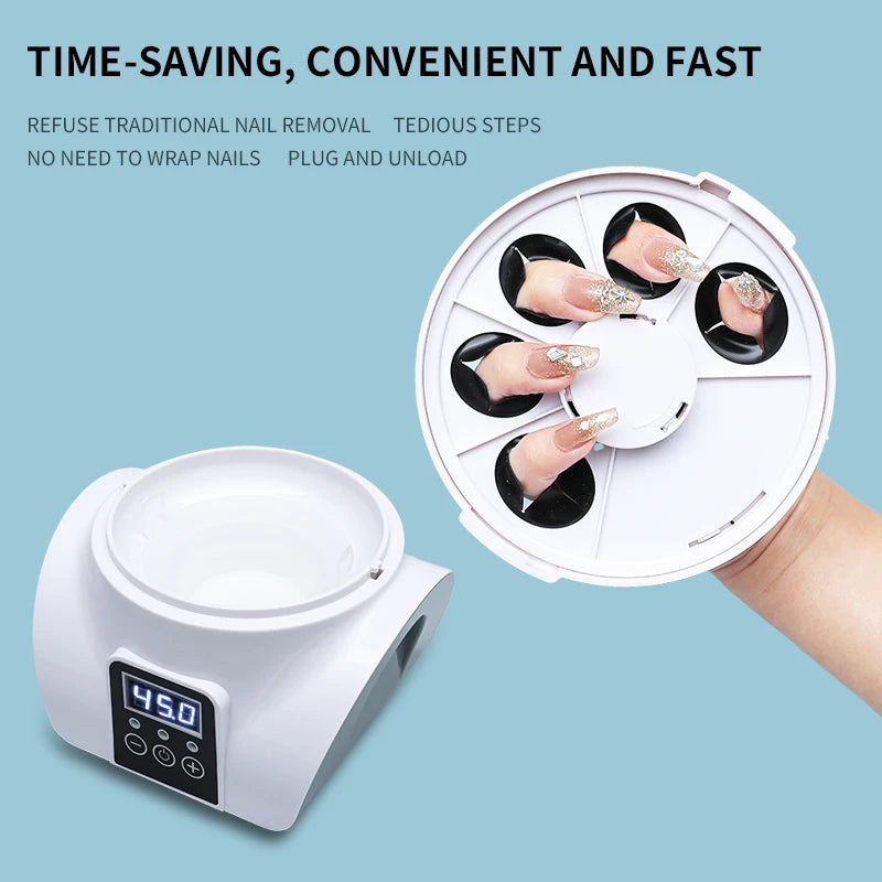 GLOWÉA Automatic Electric Nail Polish Remover Machine GLOWÉA
