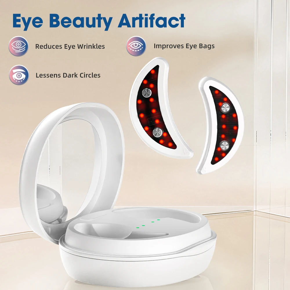 GLOWÉA Micro-current Red Light Therapy Eye Massager GLOWÉA