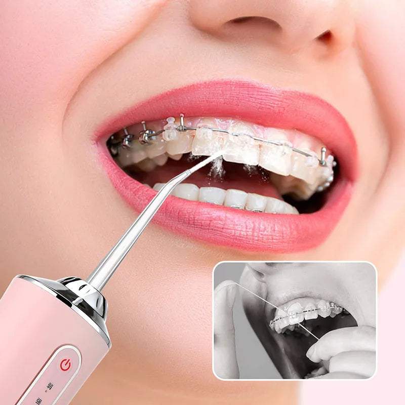 GLOWÉA Rechargeable Electric Oral Irrigator with 3 Modes GLOWÉA