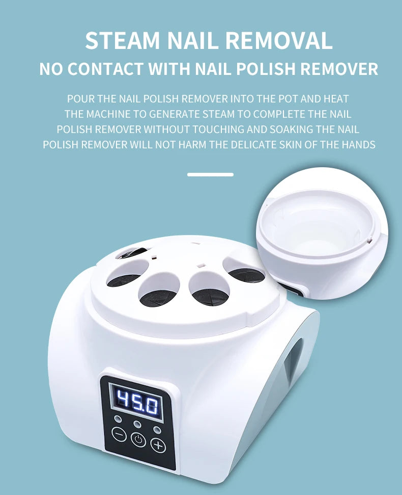 GLOWÉA Automatic Electric Nail Polish Remover Machine GLOWÉA
