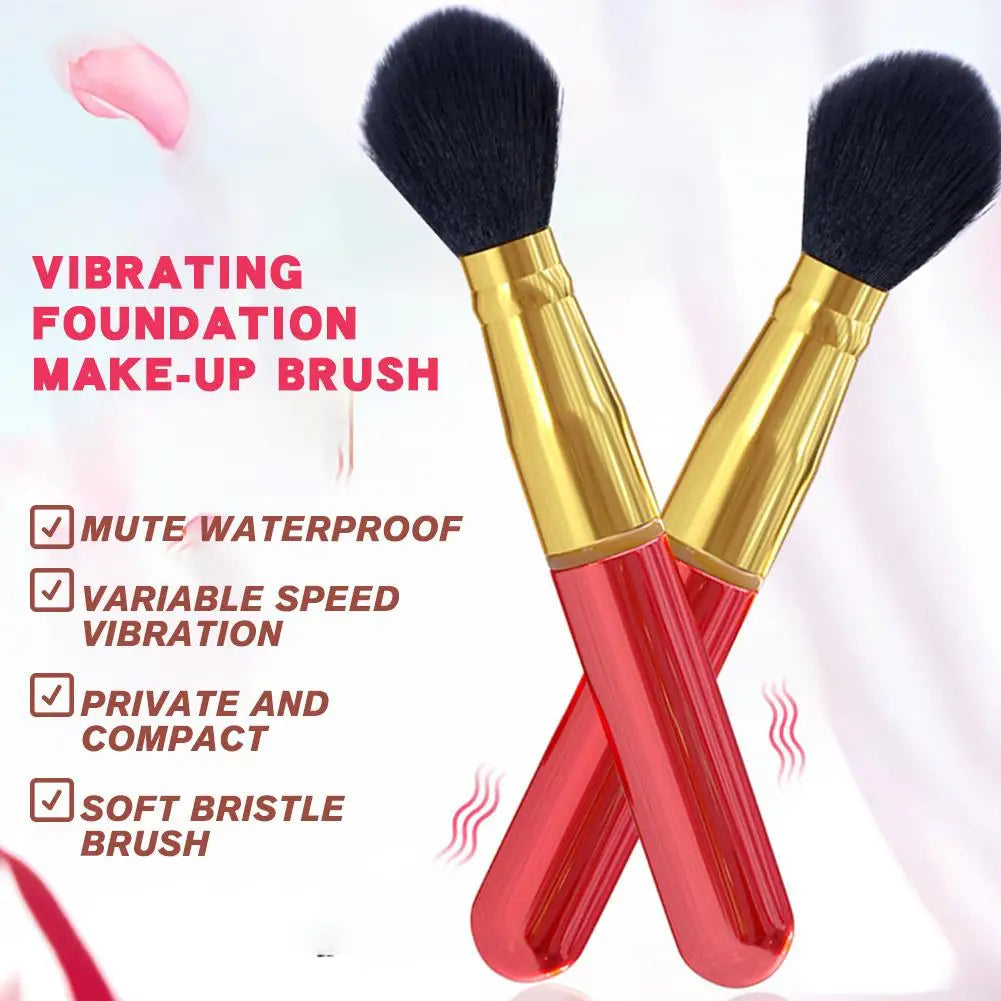 GLOWÉA Electric Vibrating Makeup Brush - Rechargeable Beauty Tool GLOWÉA