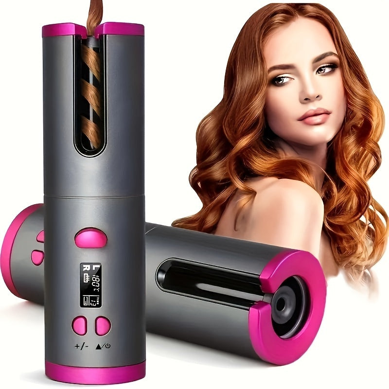 GLOWÉA 4 Seasons Wireless Automatic Hair Curler - USB Rechargeable GLOWÉA