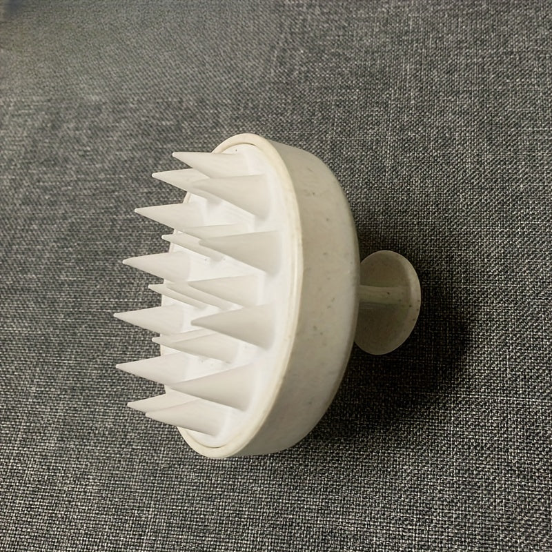 GLOWÉA Manual Silicone Head Massager Brush - Gentle Scalp Massage Comb GLOWÉA