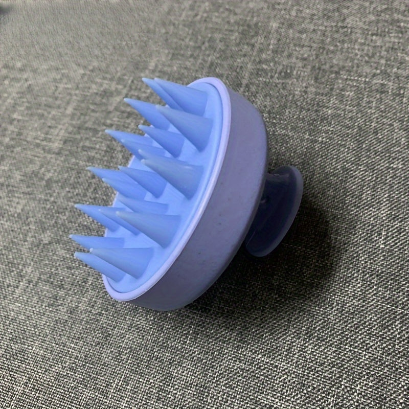 GLOWÉA Manual Silicone Head Massager Brush - Gentle Scalp Massage Comb GLOWÉA
