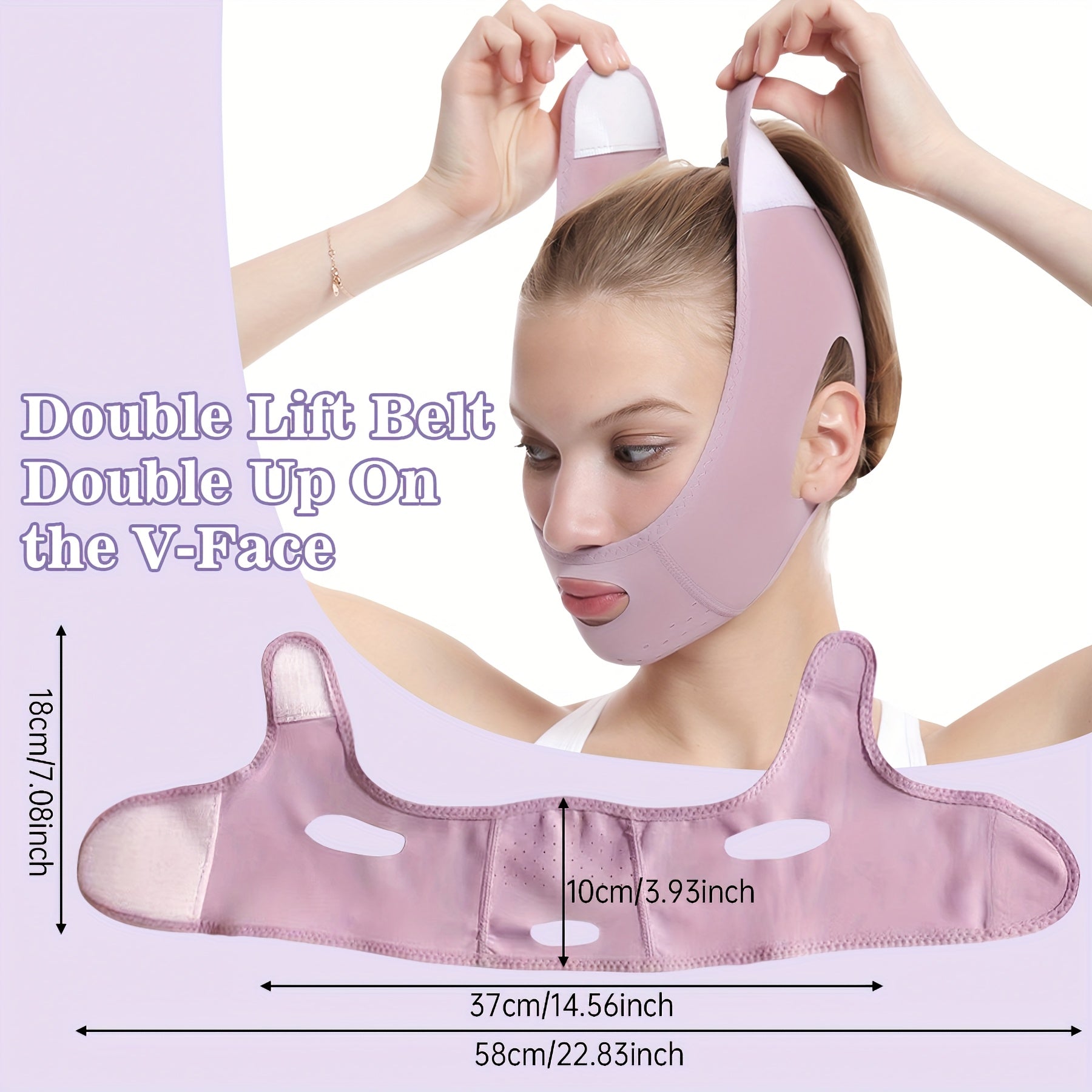 GLOWÉA V-Line Lifting Face Belt & Chin Strap GLOWÉA