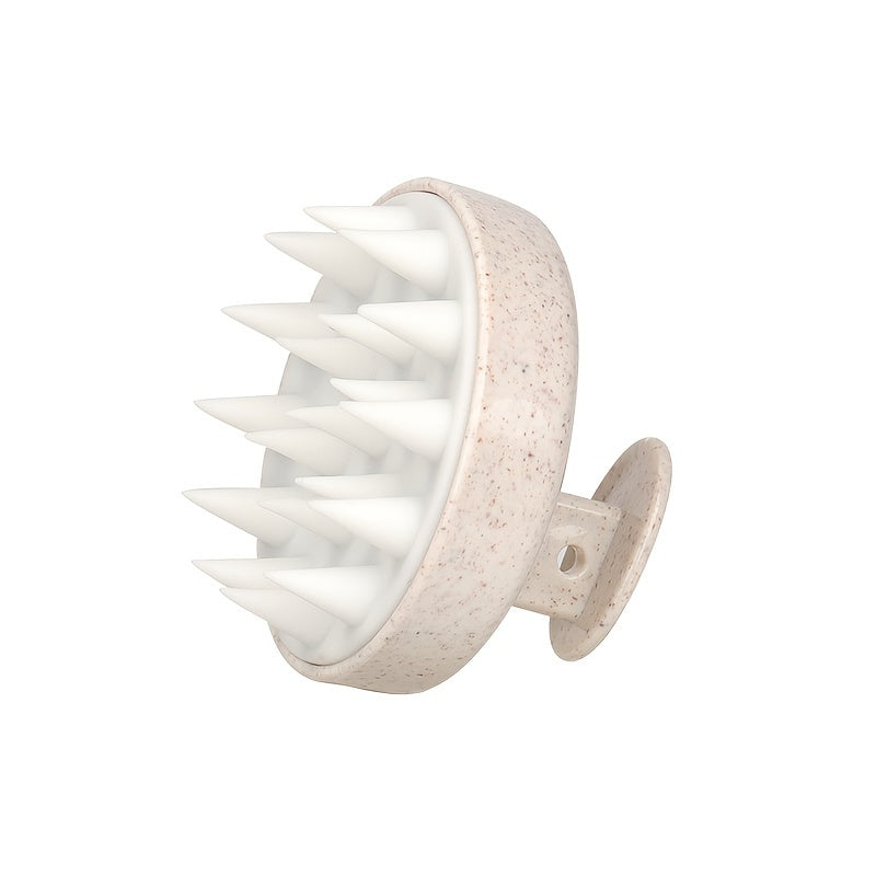 GLOWÉA Manual Silicone Head Massager Brush - Gentle Scalp Massage Comb GLOWÉA