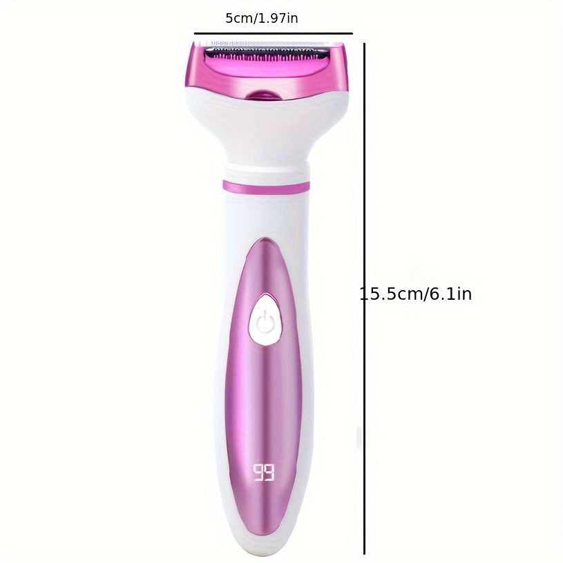 GLOWÉA 4-in-1 Electric Hair Removal Kit for Women - USB Rechargeable GLOWÉA