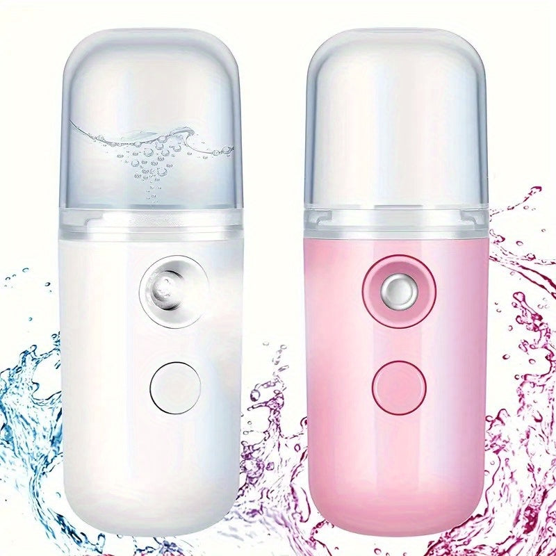 GLOWÉA USB Rechargeable Mini Nano Facial Steamer - Portable Humidifier
