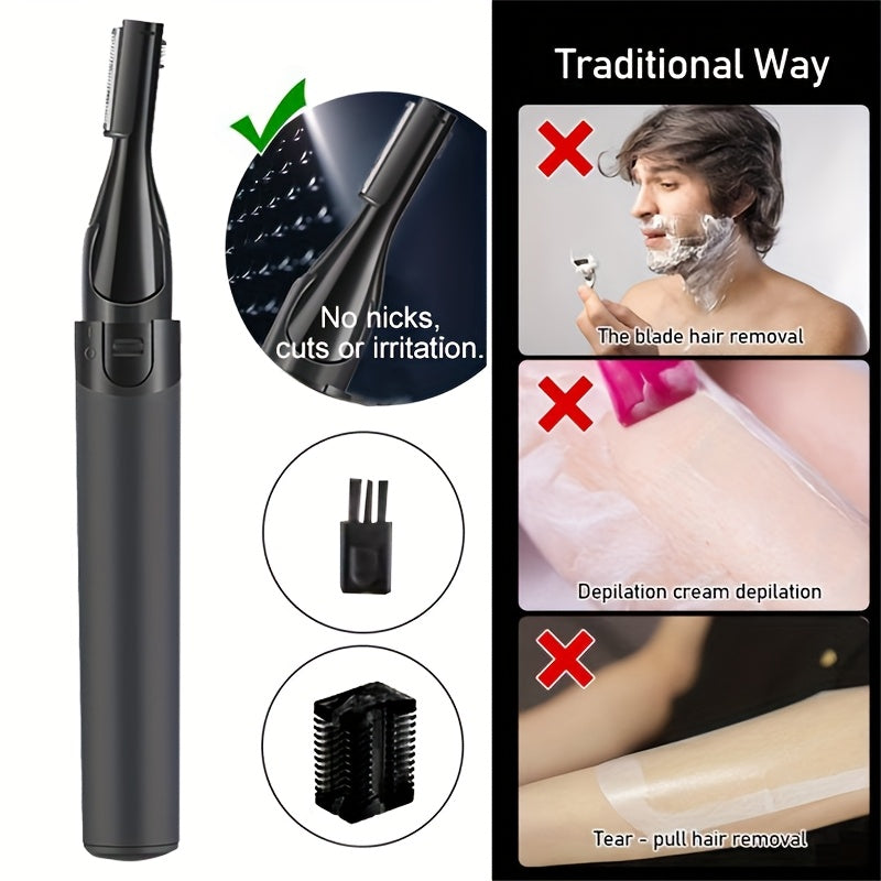 GLOWÉA Electric Eyebrow Trimmer - Mini Shaver & Epilator GLOWÉA