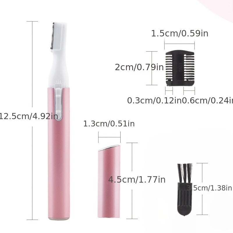 GLOWÉA Electric Eyebrow Trimmer - Mini Shaver & Epilator GLOWÉA
