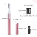GLOWÉA Electric Eyebrow Trimmer - Mini Shaver & Epilator GLOWÉA