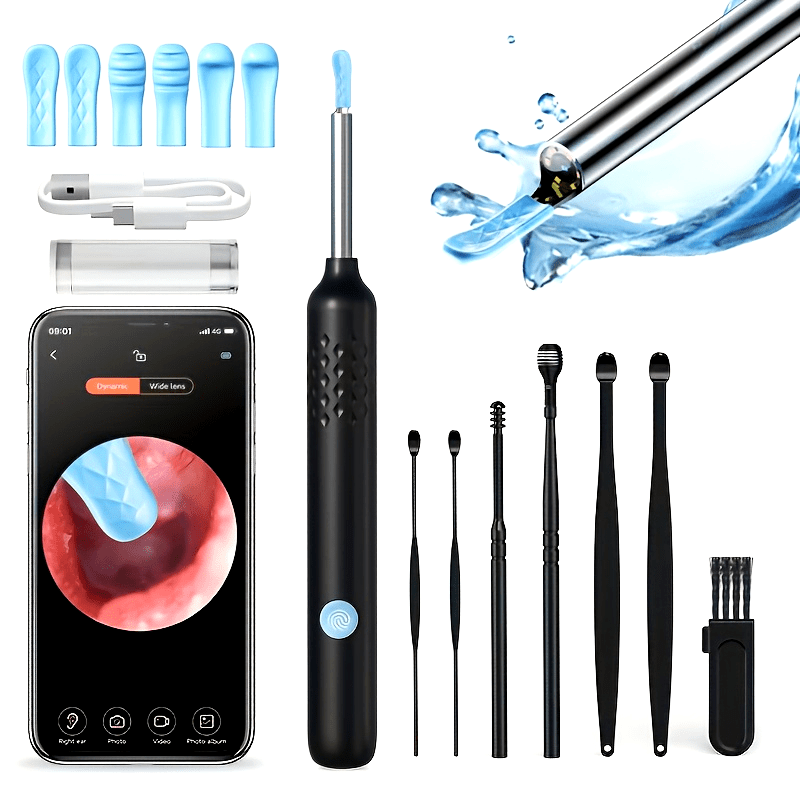 GLOWÉA Intelligent Rechargeable Ear Wax Remover Kit