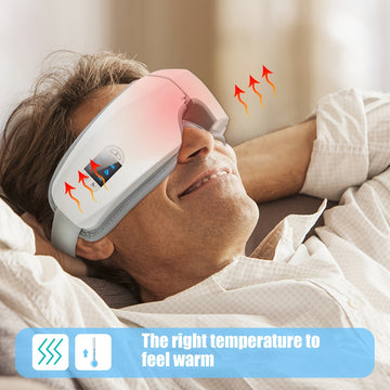 GLOWÉA 4D Intelligent Eye Massager with Heat & Vibration