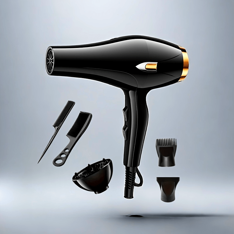 Sèche-cheveux professionnel GLOWÉA 1200 W avec diffuseur