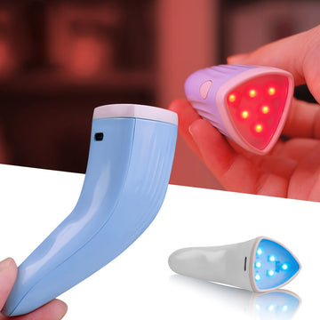 Traitement localisé contre l'acné GLOWÉA Bye | Appareil de luminothérapie rouge et bleue