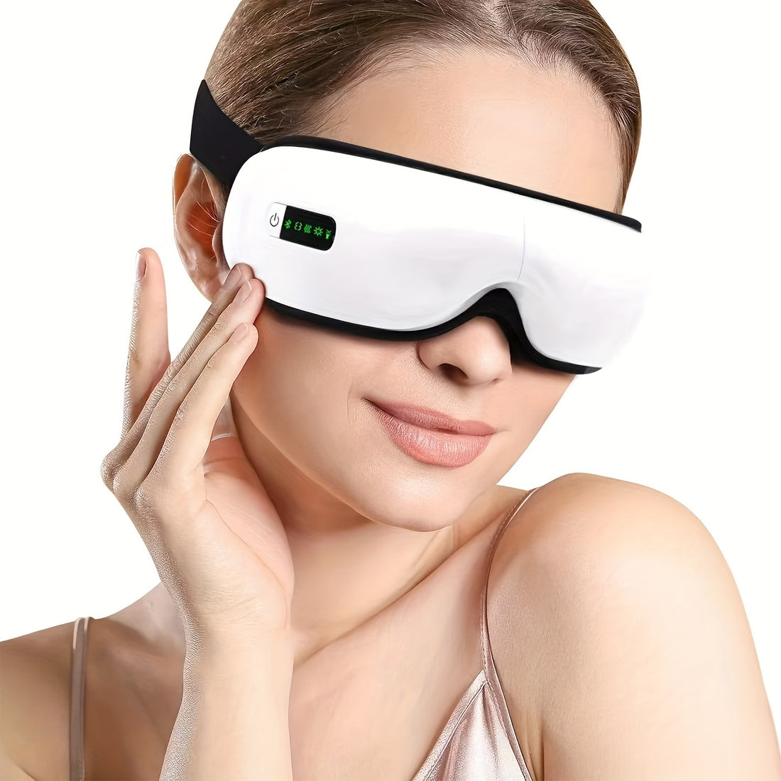 Masseur oculaire musical rechargeable GLOWÉA avec 5 modes