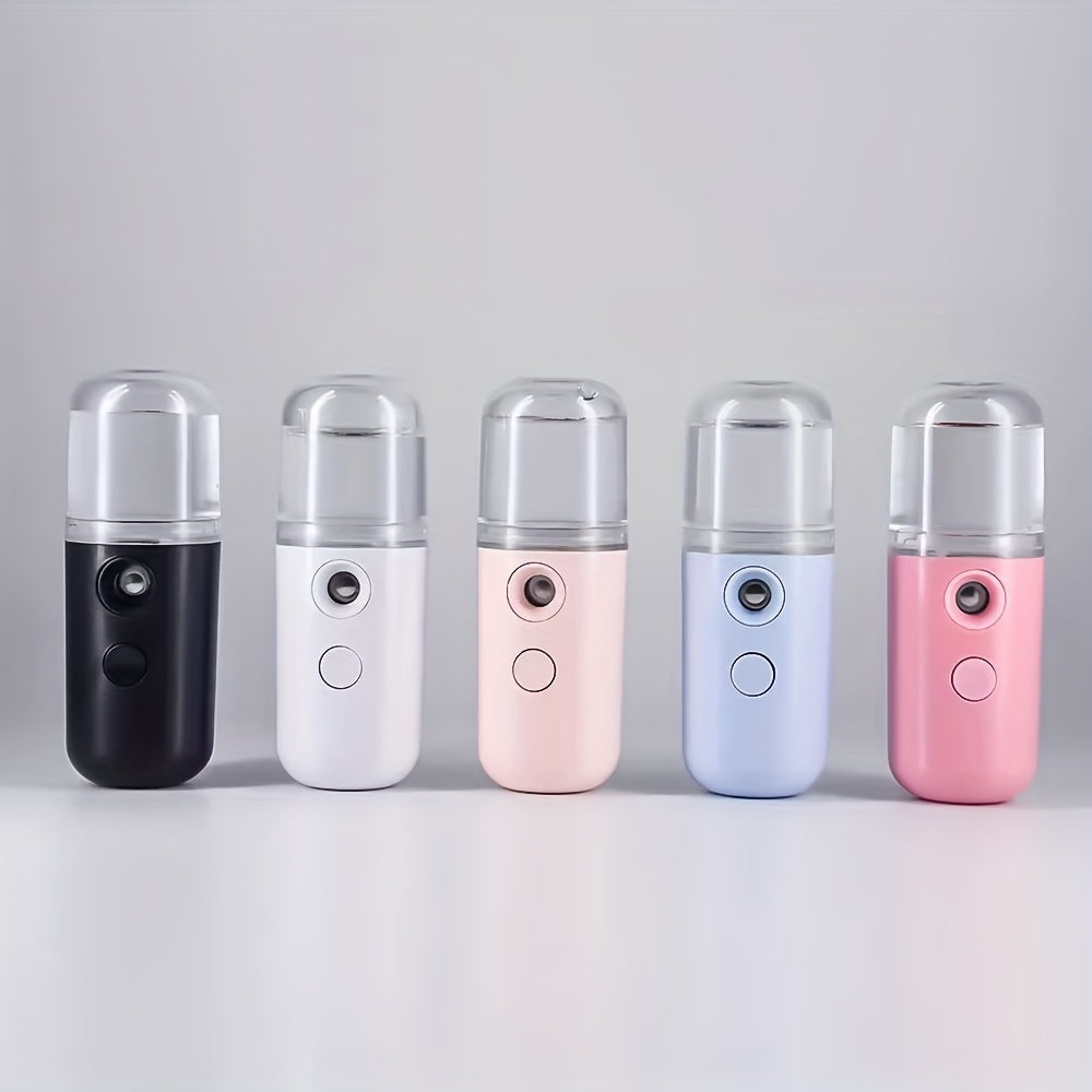 GLOWÉA Portable Mini Facial Steamer - USB Rechargeable Humidifier