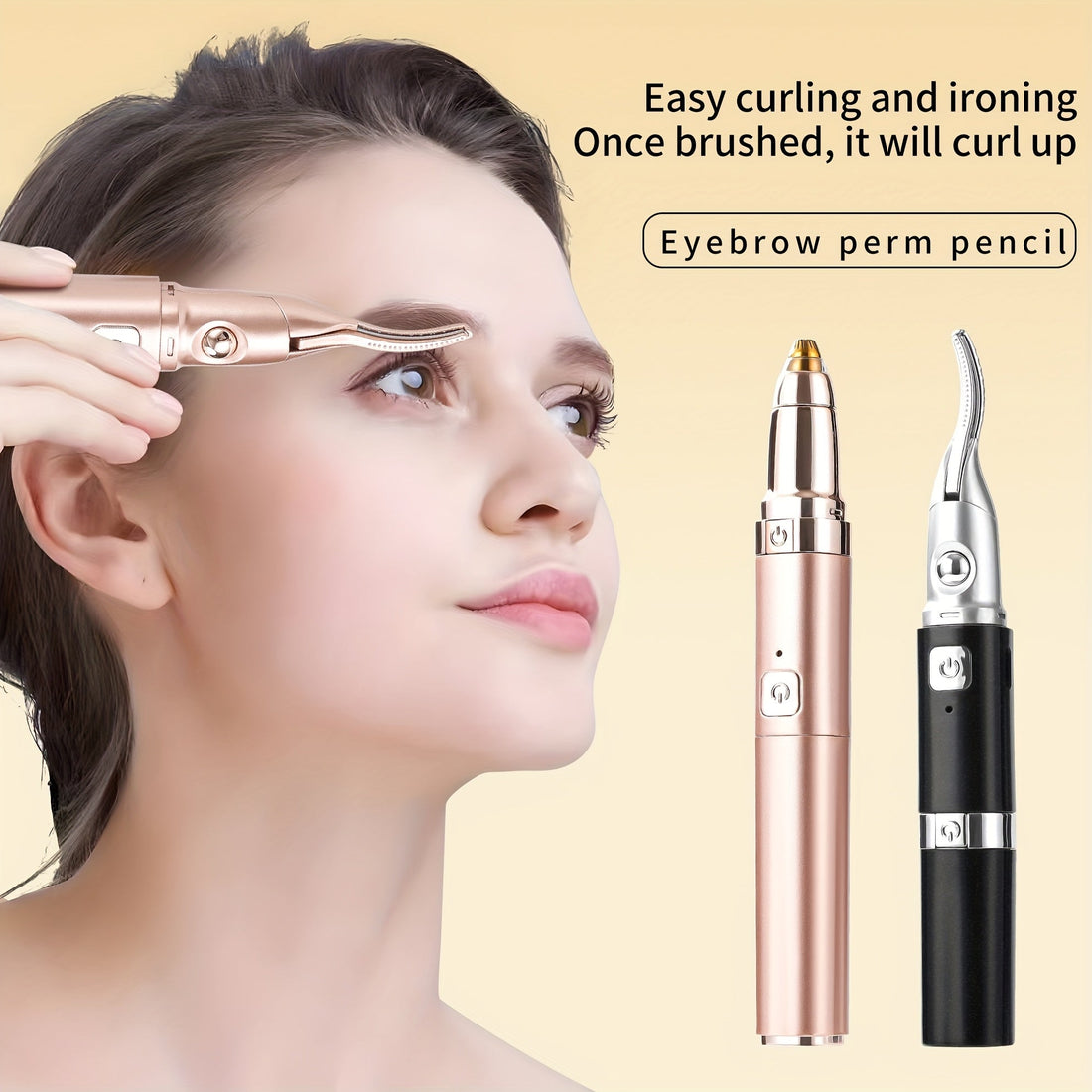 GLOWÉA Dual Temperature Eyelash Curler & Brow Shaper GLOWÉA