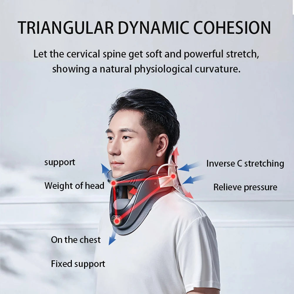GLOWÉA Cervical Neck Traction Device with Airbag Support