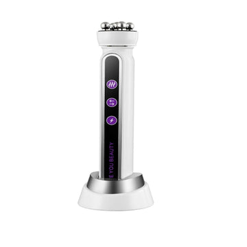 Rouleau de massage facial EMS chauffant RF 3 en 1 GLOWÉA