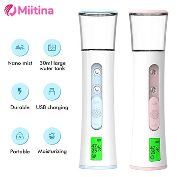 GLOWÉA Nano Spray Facial Steamer & Mini Humidifier