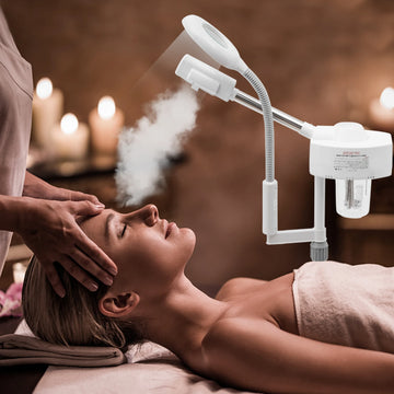 GLOWÉA 2 in 1 750W Magnifying Lamp & Facial Sauna Machine