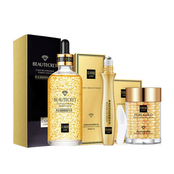 GLOWÉA 24K Gold Niacinamide Skincare Set for Anti-Ageing