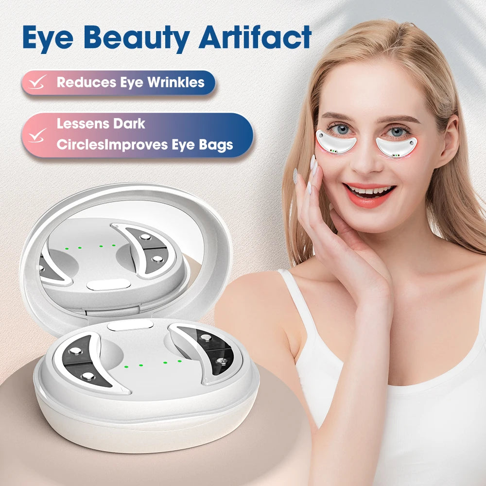 Masseur oculaire à micro-courant et luminothérapie rouge GLOWÉA