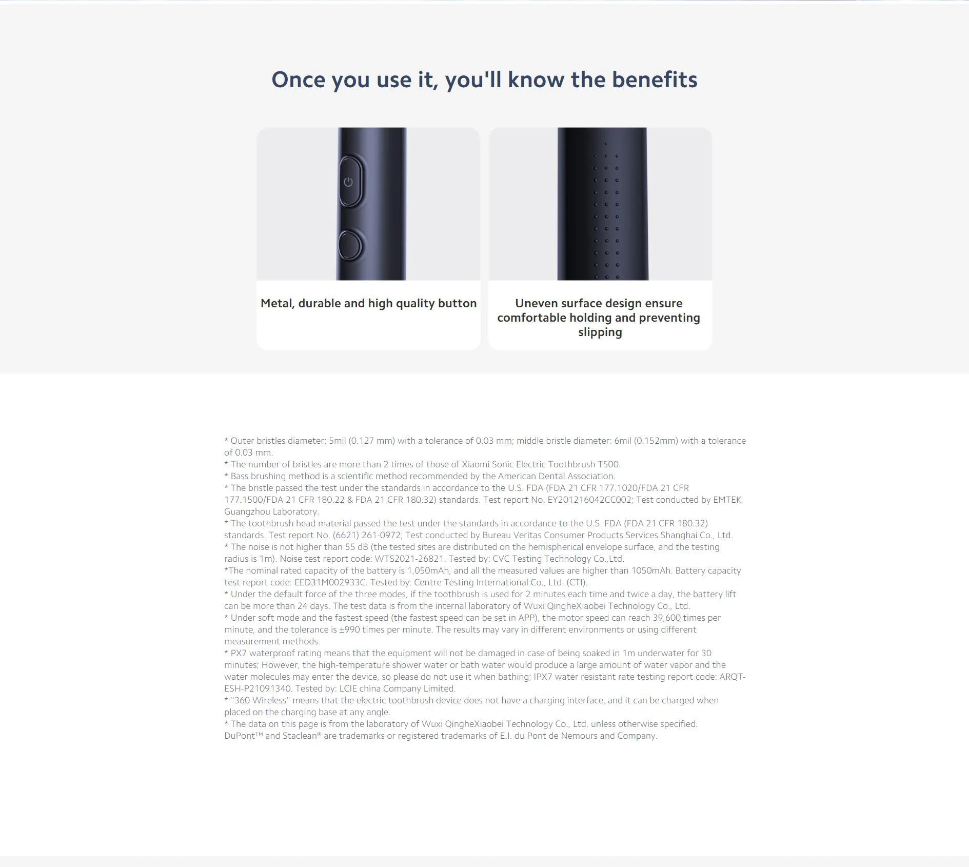 GLOWÉA MIJIA T700 Sonic Electric Toothbrush GLOWÉA