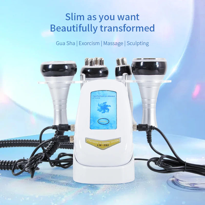 GLOWÉA 40K 4IN1 Cavitation Slimming Machine & Facial Massager
