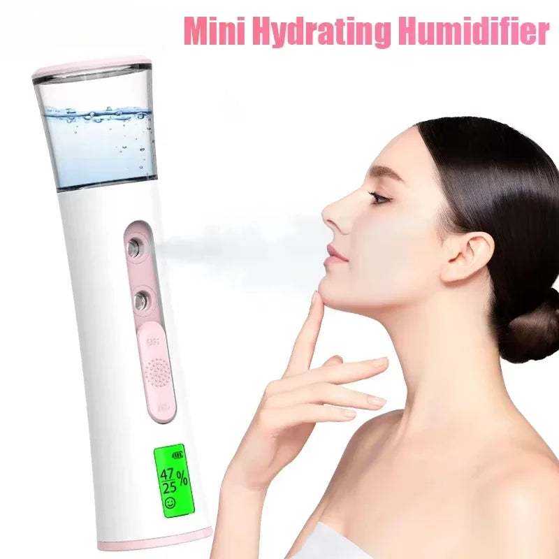 GLOWÉA Nano Spray Facial Steamer & Mini Humidifier