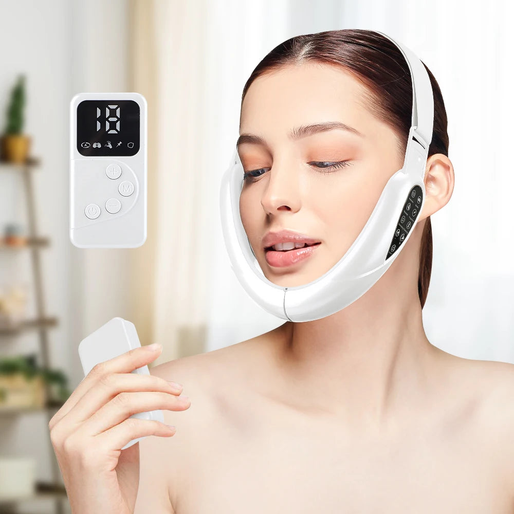 GLOWÉA V-Line Face Slimming Massager & Skin Rejuvenation Device