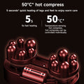 GLOWÉA Red Light Heating Foot Massager for Relaxation GLOWÉA