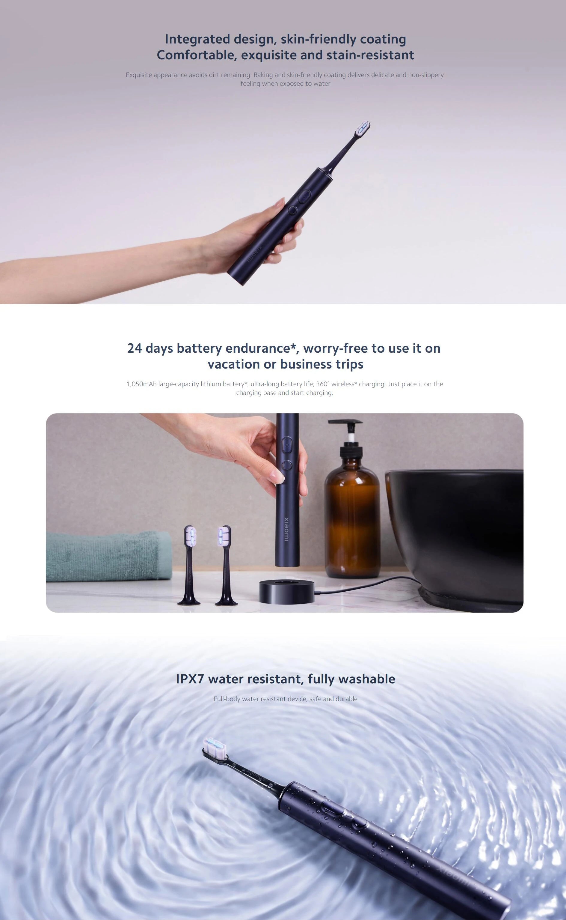 GLOWÉA MIJIA T700 Sonic Electric Toothbrush GLOWÉA