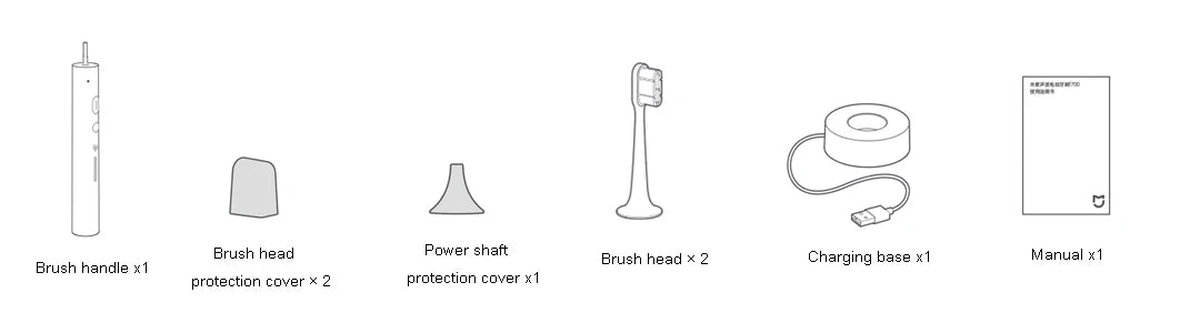 GLOWÉA MIJIA T700 Sonic Electric Toothbrush GLOWÉA