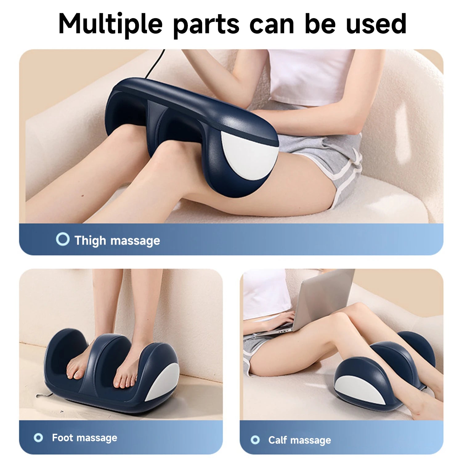 GLOWÉA Red Light Heating Foot Massager for Relaxation GLOWÉA