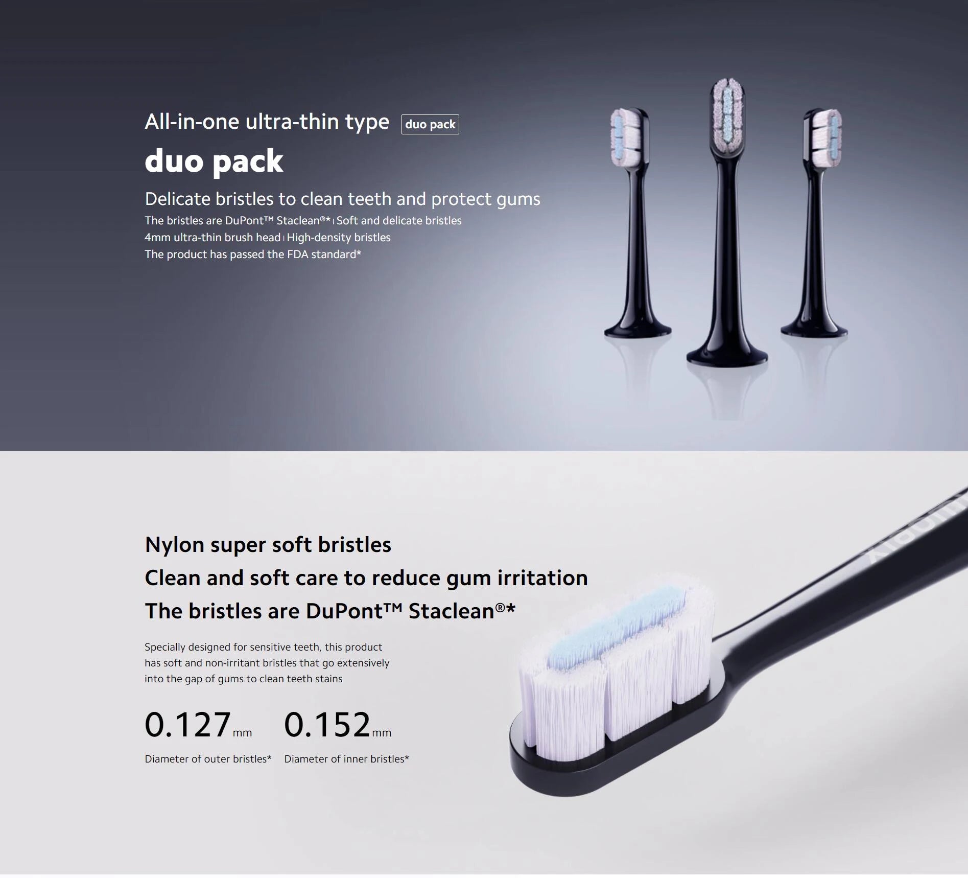 GLOWÉA MIJIA T700 Sonic Electric Toothbrush GLOWÉA