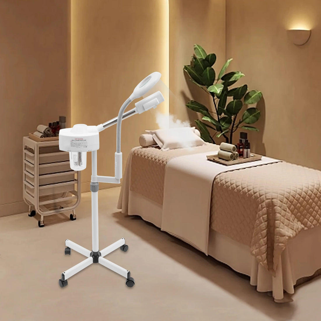 GLOWÉA 2 in 1 750W Magnifying Lamp & Facial Sauna Machine